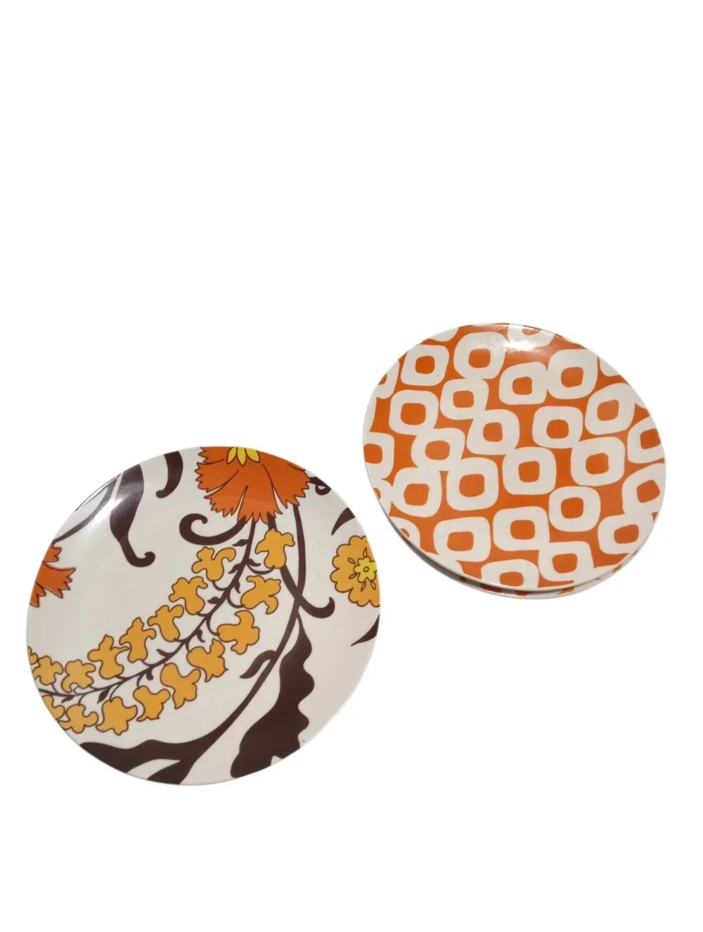 Pottery Barn Graphic Harvest Snack Plates Fall Autumn Serving Set